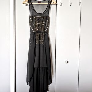 Black Bebe Cocktail Dress